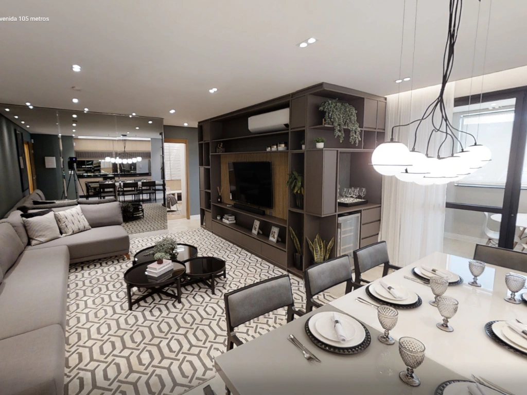 Planta 105m²