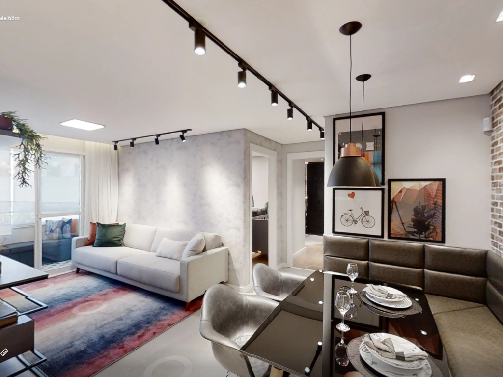 Corte 68m²