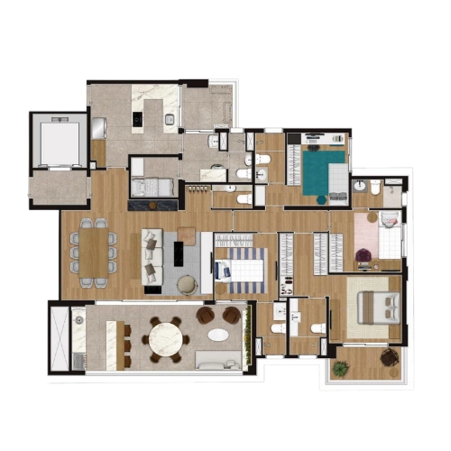 Planta 175m²